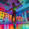 Danse Fitness Dans Ambiance Colorée